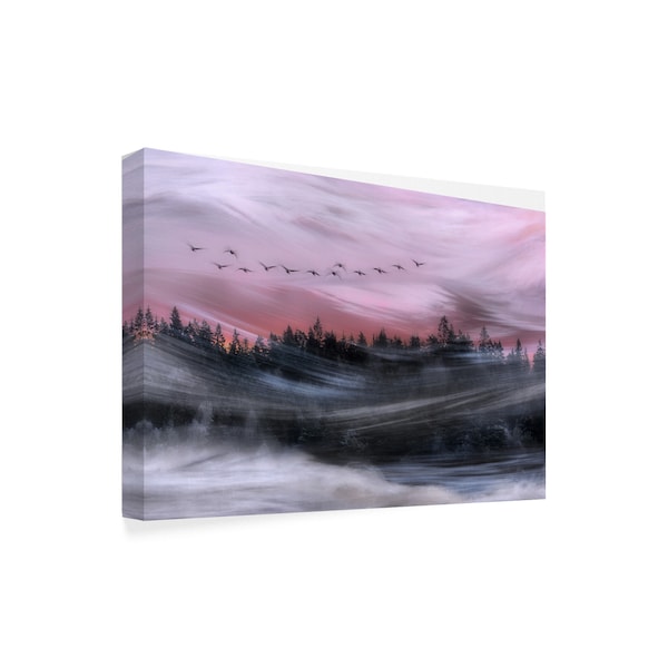 Bjorn Emanuelson 'Leaving At Dawn' Canvas Art,22x32